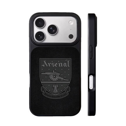Arsenal FC retro heraldic shield with cannon and team motto Phone Case