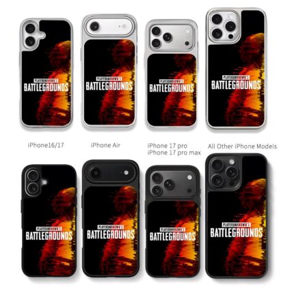 PUBG glitch art soldier graphic Chris Brown Phone Case Black Electroplated Silver For Iphone 11 To 17