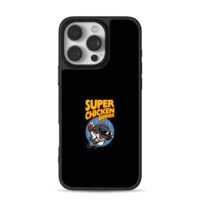 Super Chicken Dinner PUBG art iPhone 16 Pro Max Black Case