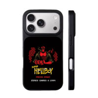 Super Hellboy retro pixel game art iPhone 17 Pro Max Black Case