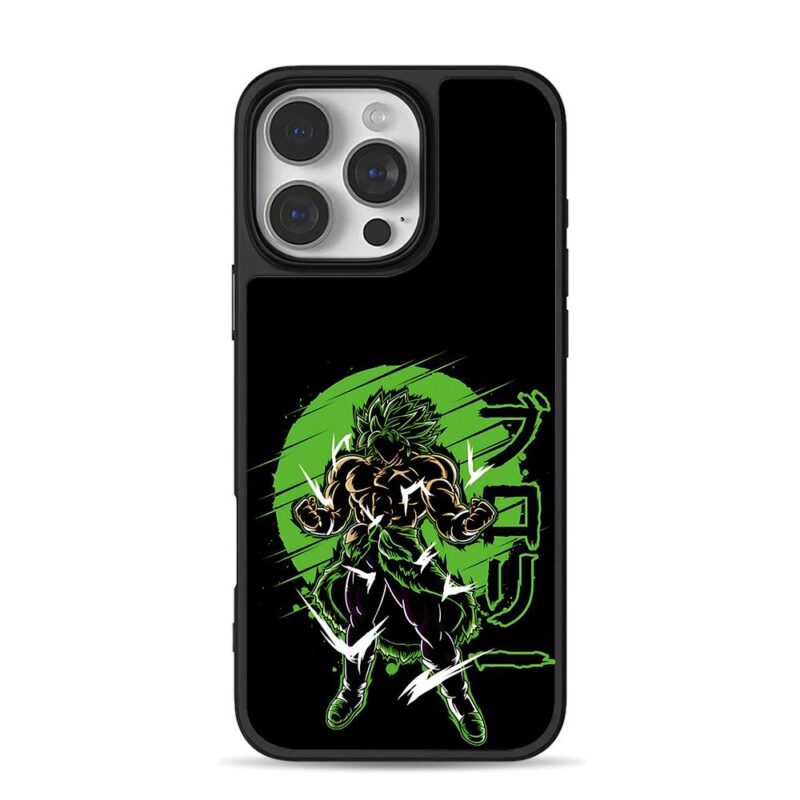 Super Saiyan Broly Dragon Ball iPhone 16 Pro Max Black Case